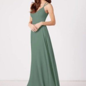 Azazie Janine Dress - Eucalyptus